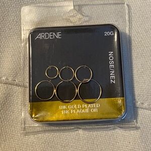 🎀4/$25🎀 18K Gold Plated Nose Rings